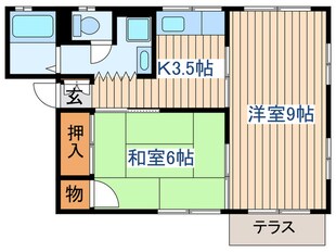 シティハイムスカイヒルズの物件間取画像